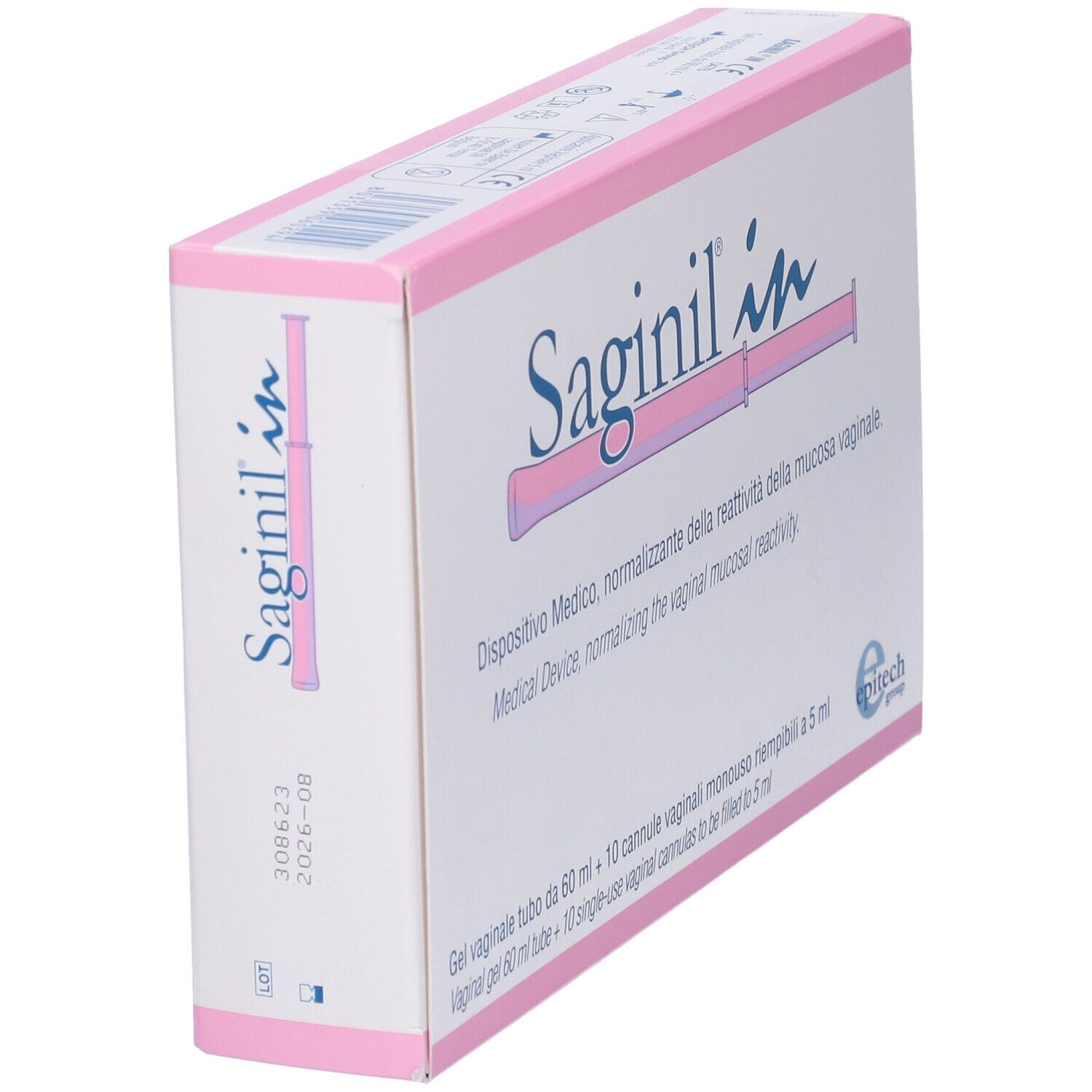Saginil In 10 Cannule Tubo 60 Ml