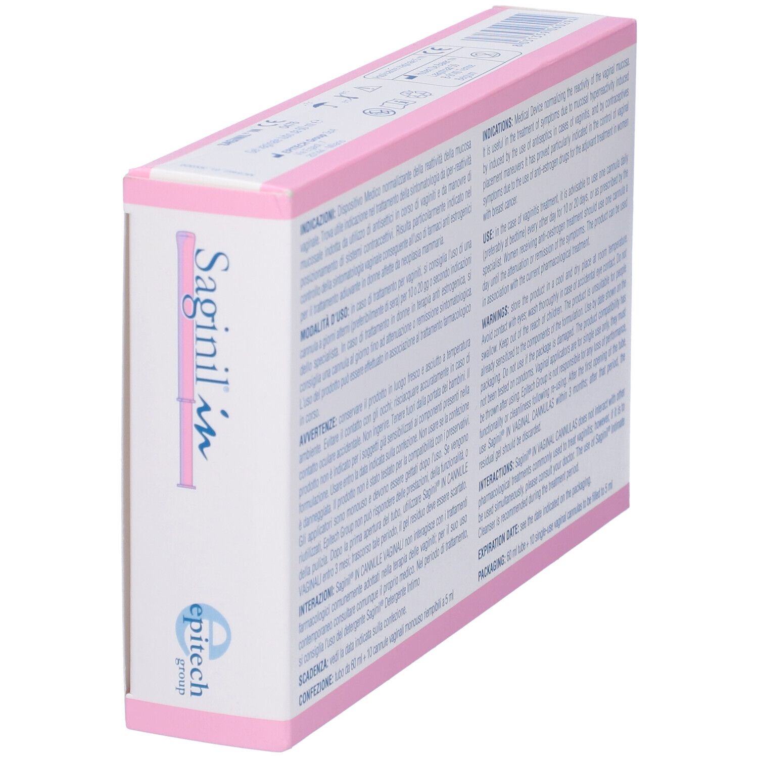 Saginil In 10 Cannule Tubo 60 Ml