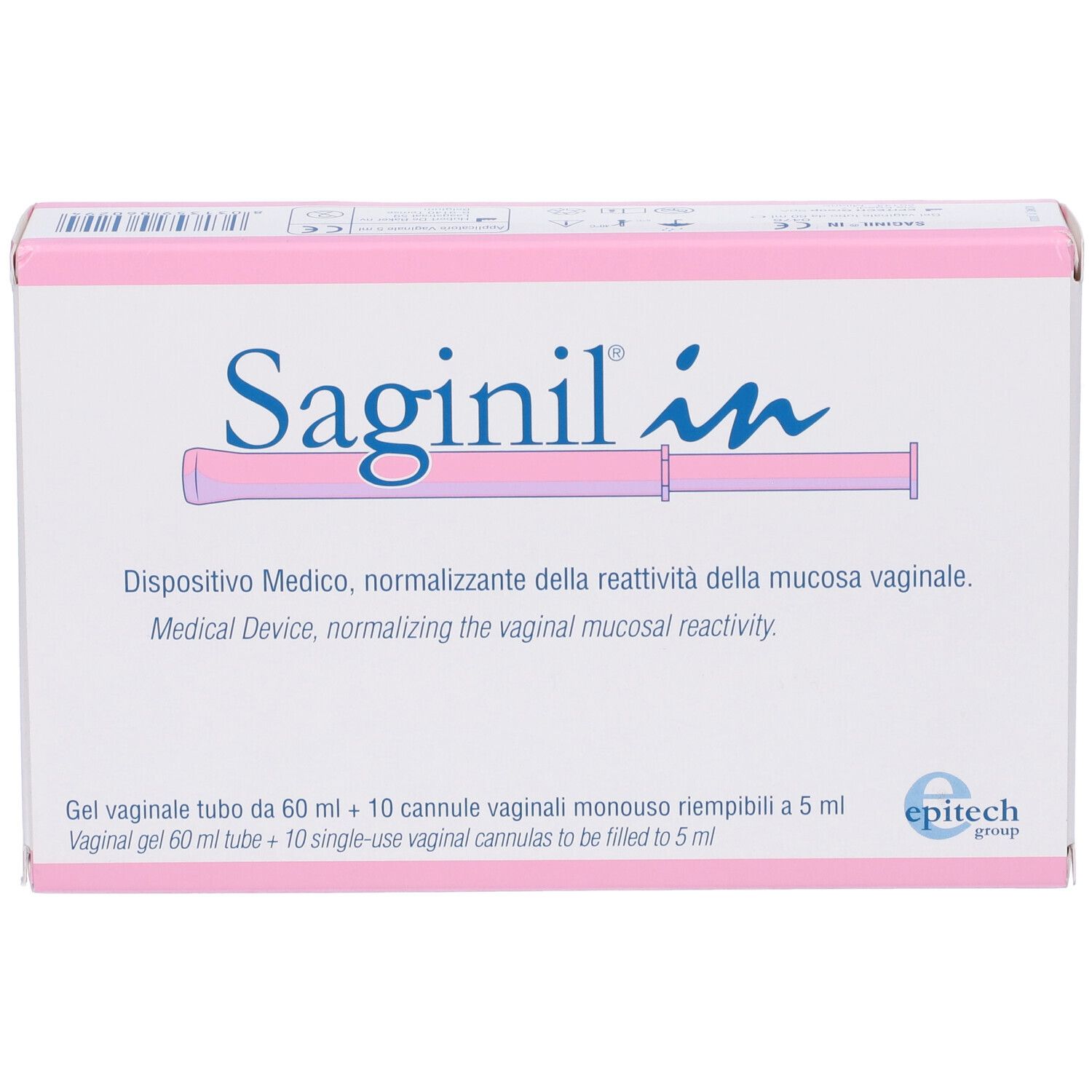 Saginil In 10 Cannule Tubo 60 Ml