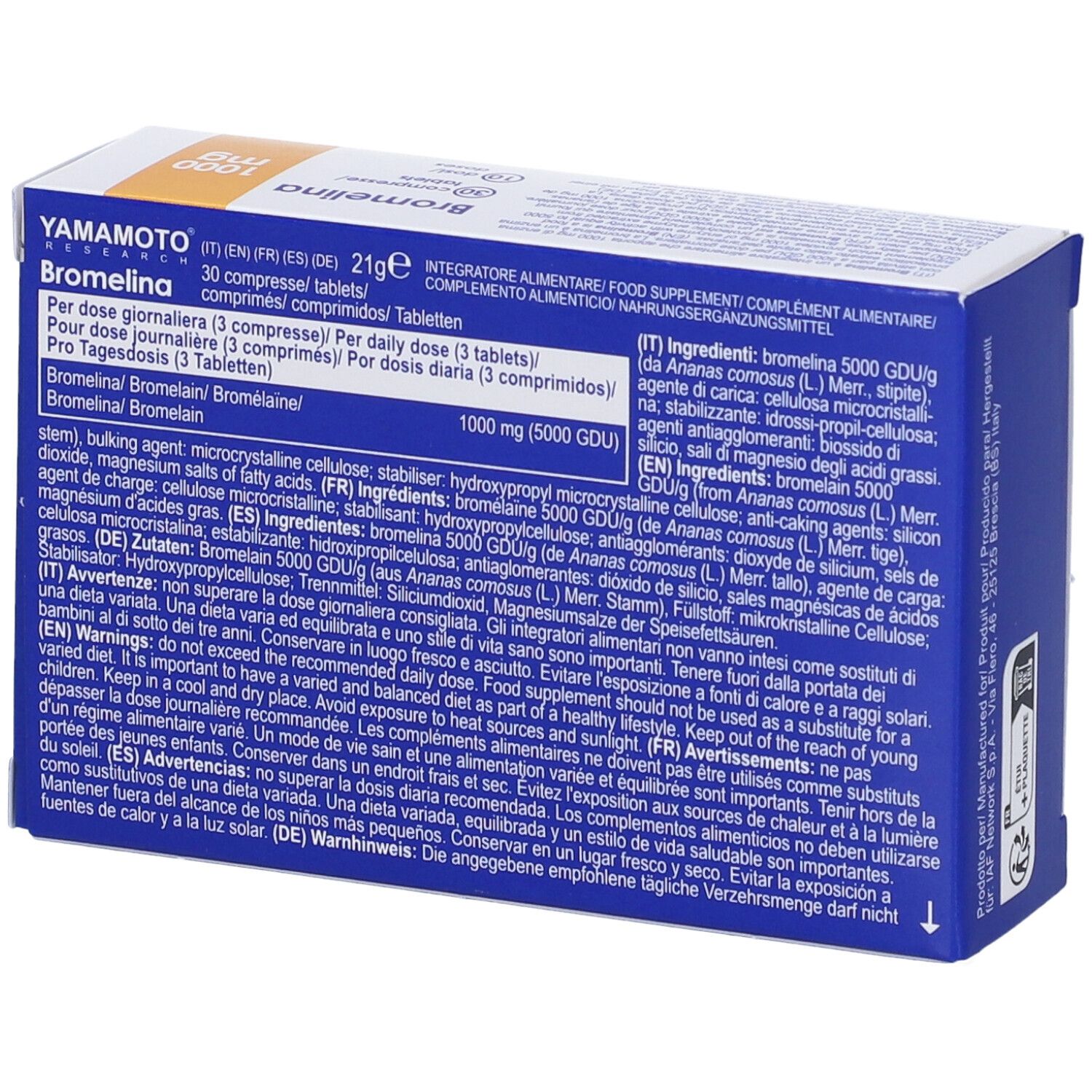 Yamamoto® Research Bromelina Compresse