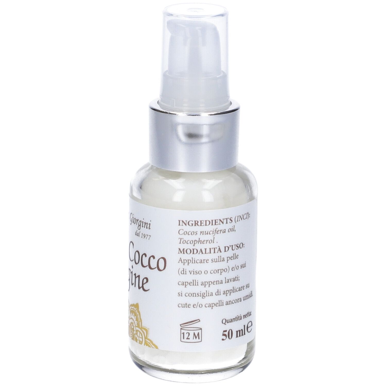 Olio Di Cocco Vergine 50 Ml
