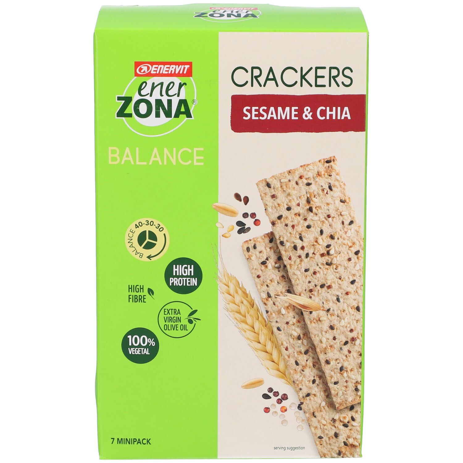 ENERVIT® EnerZONA Crackers sesame & chia