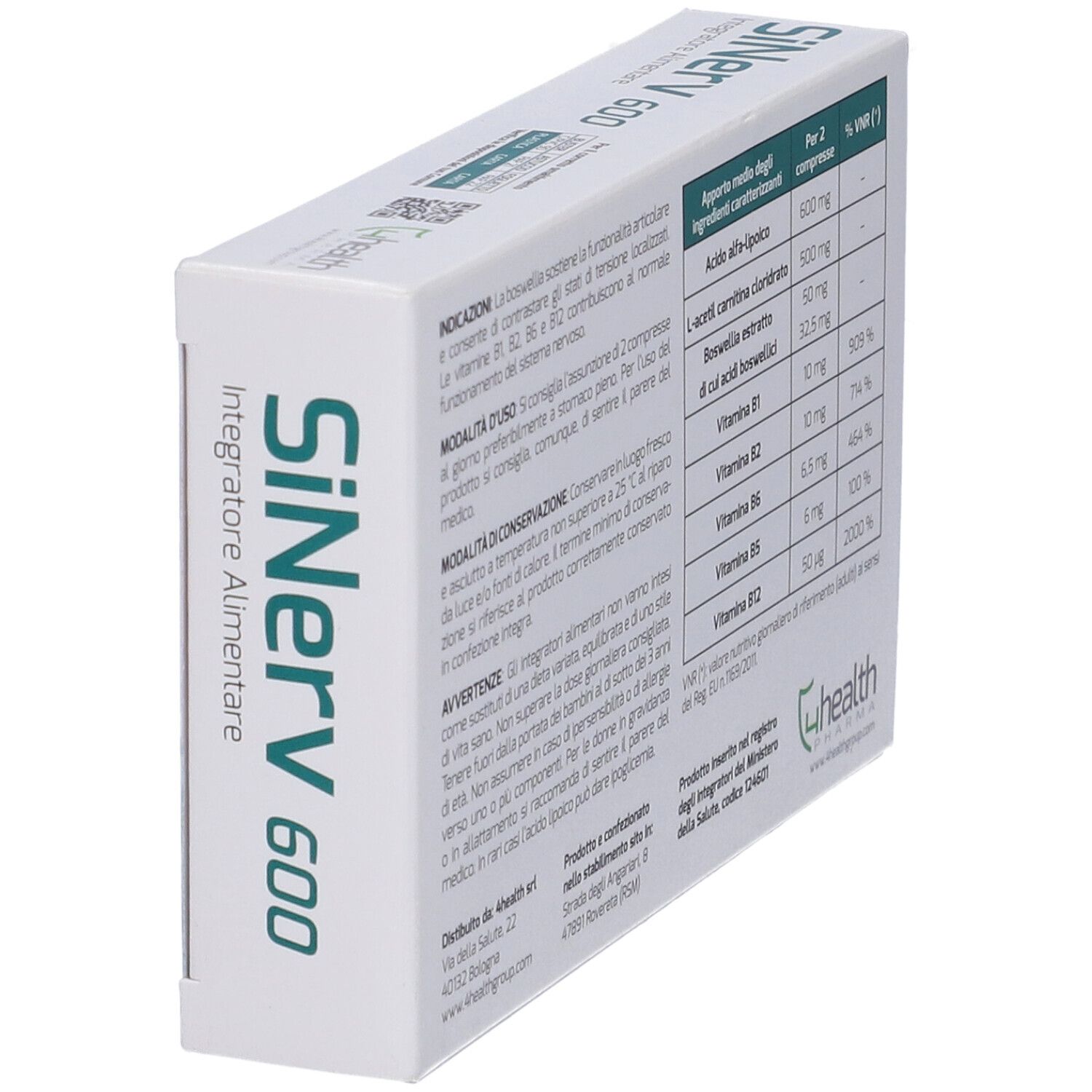 Sinerv 600 30 Compresse