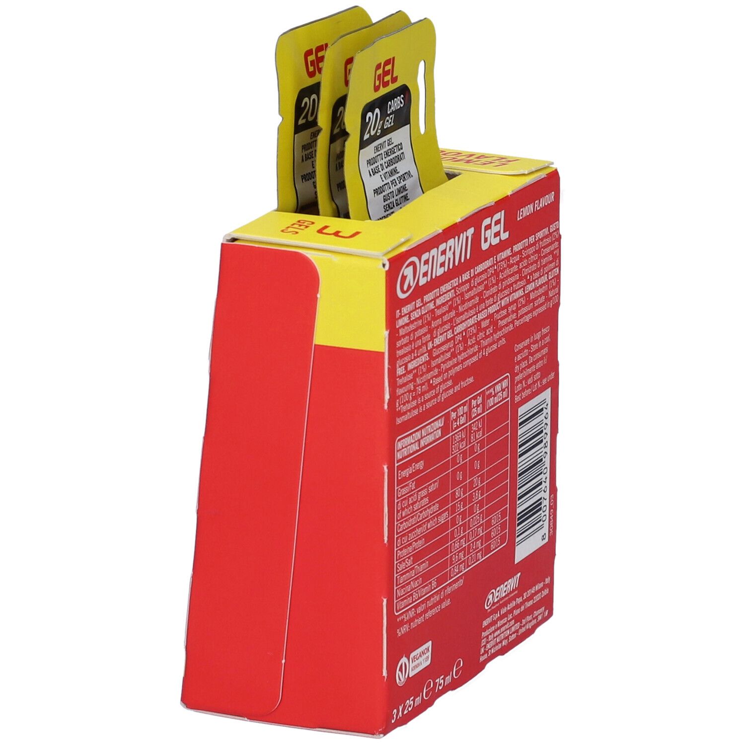 Enervit Sport Gel Limone 3x25ml