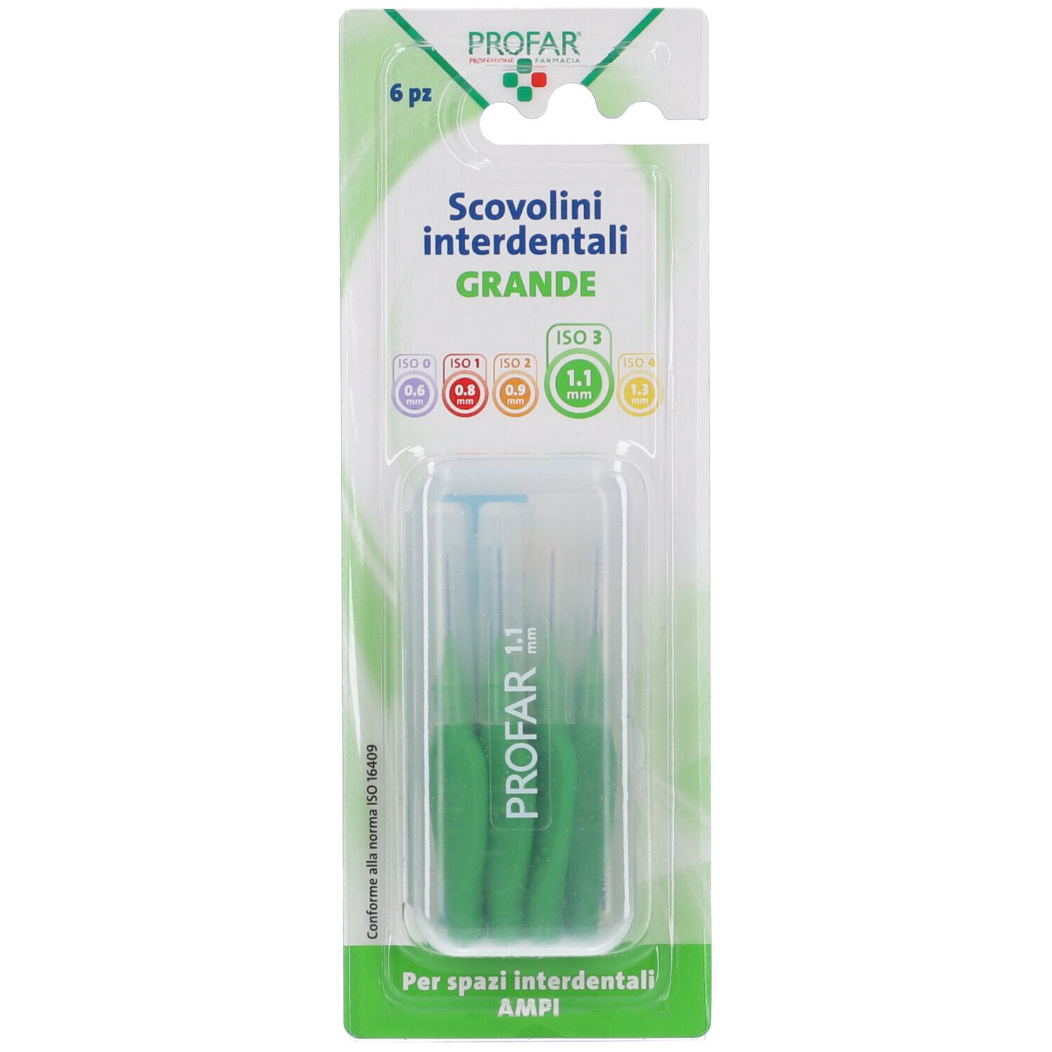 Profar Scovolini Verde 1,1 6 Pezzi