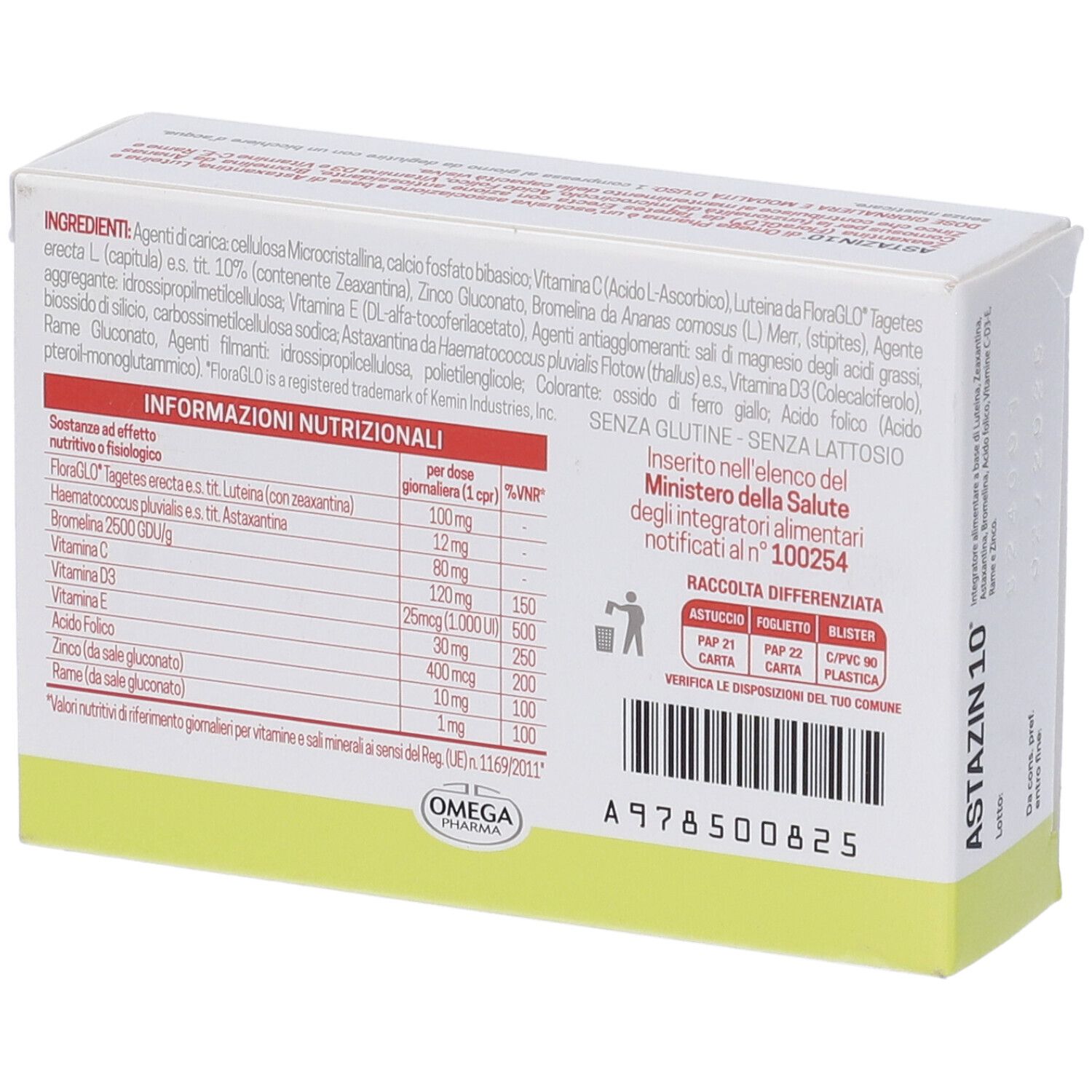 Astazin10 30 Compresse