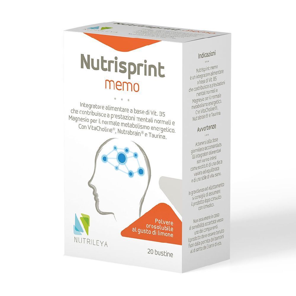 Nutrisprint Memo 20 Bustine Stick