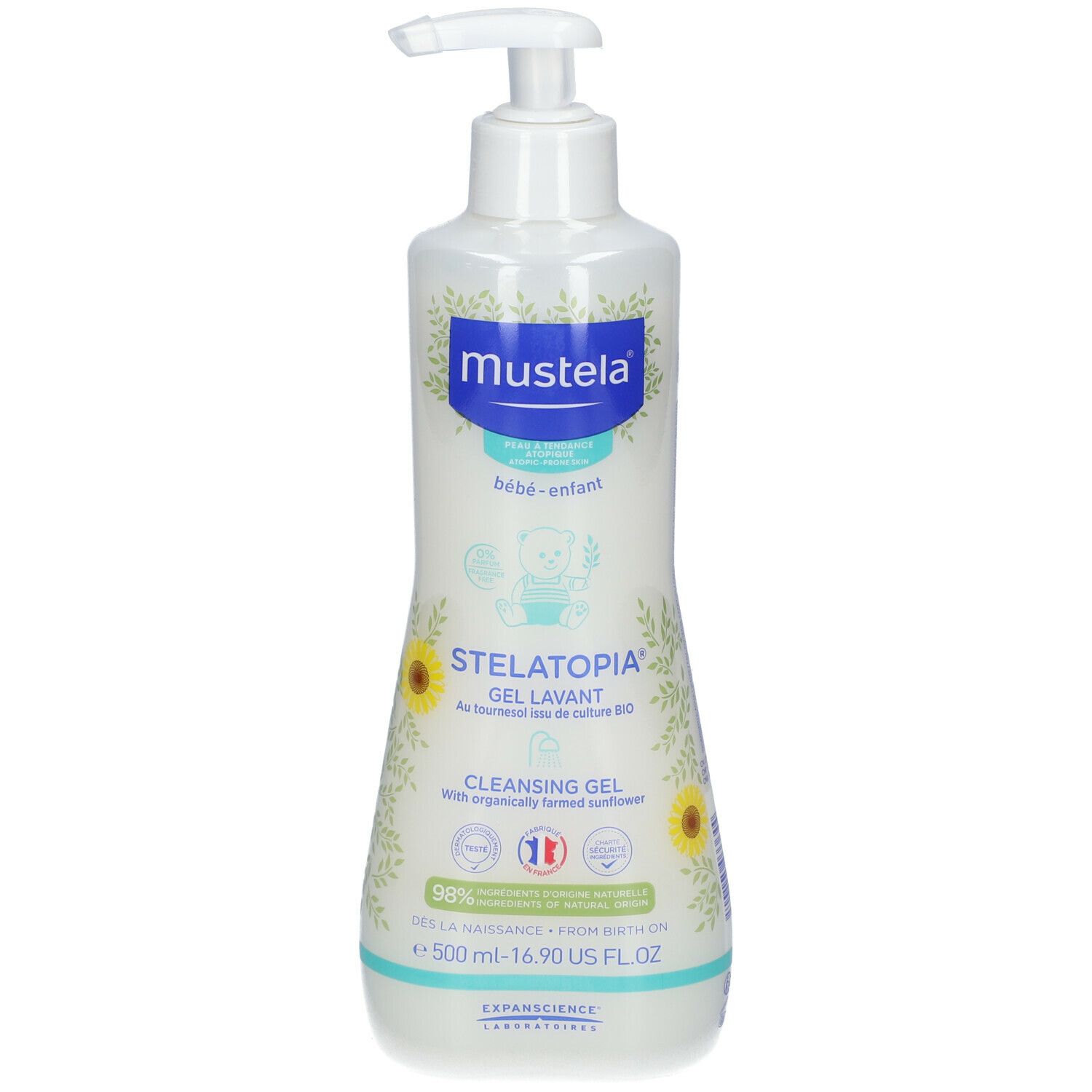 Mustela® GEL DETERGENTE  Stelatopia Gel Detergente  IGIENE QUOTIDIANA PELLE ATOPICA