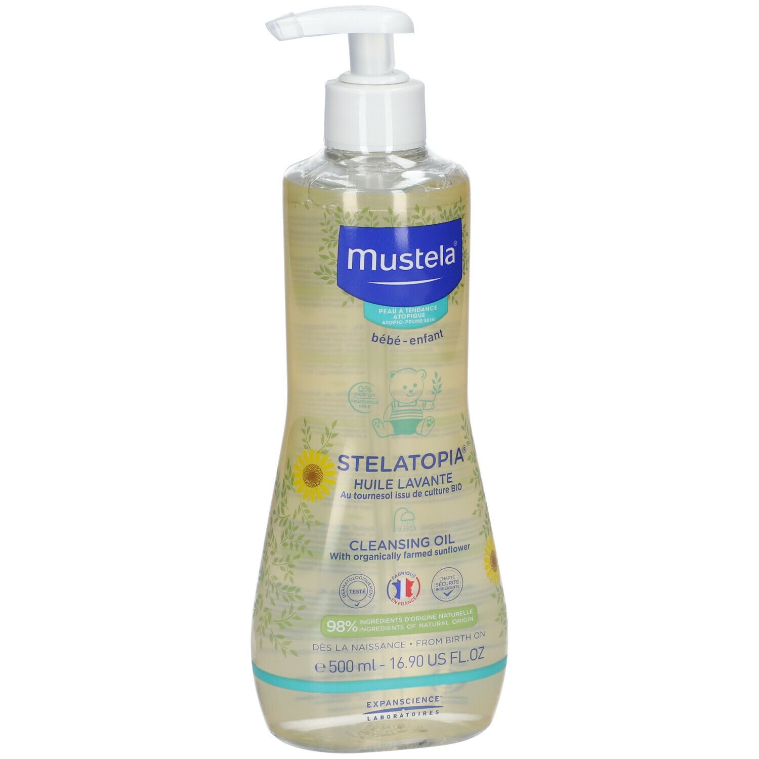 Mustela Olio Bagno Bambino 500 ml 