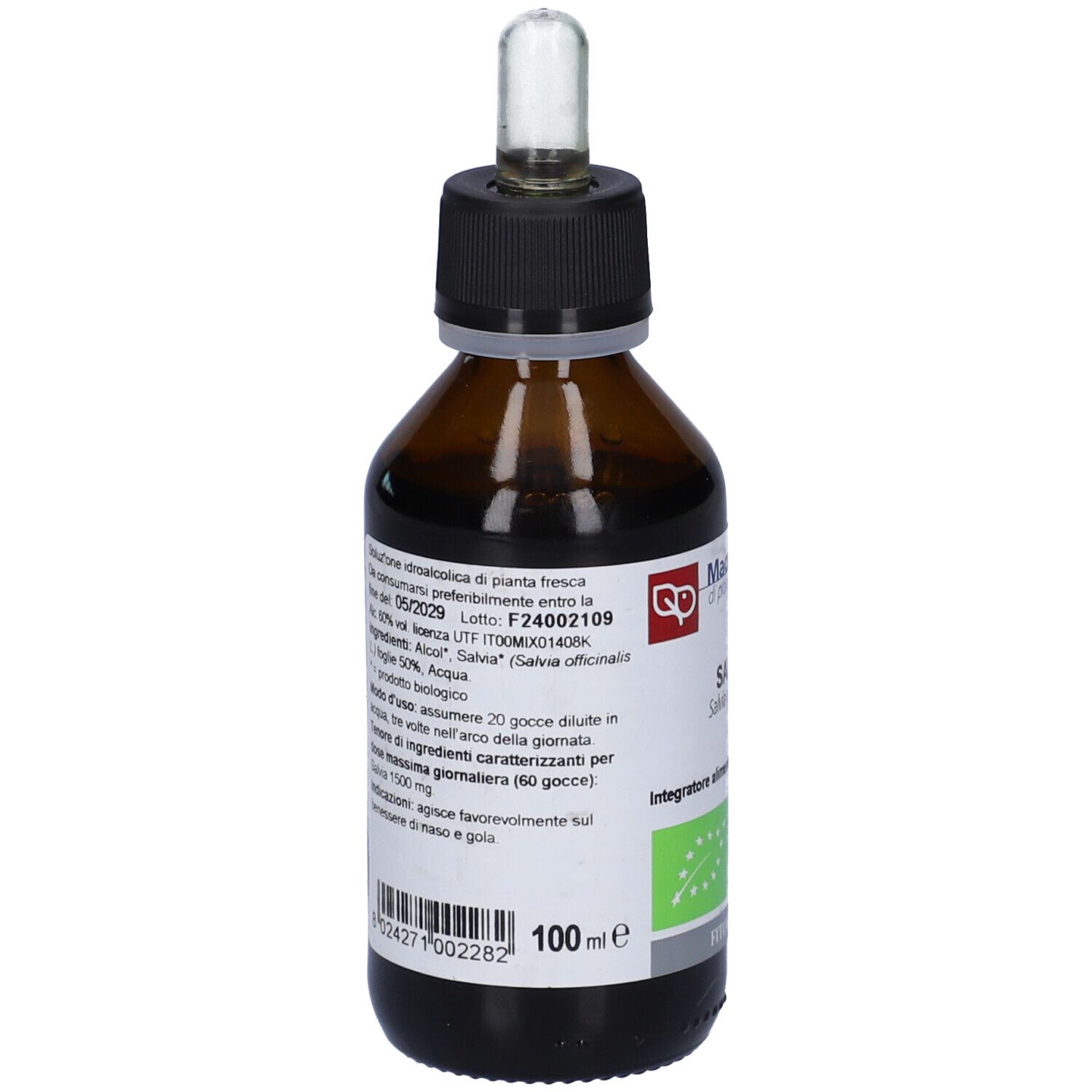 Salvia Tintura Madre Bio 100 Ml