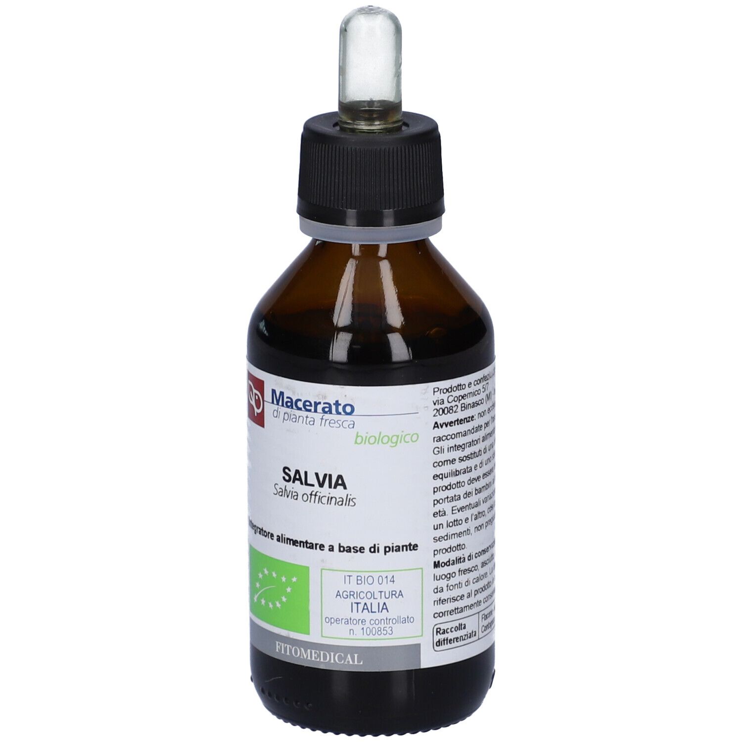 Salvia Tintura Madre Bio 100 Ml