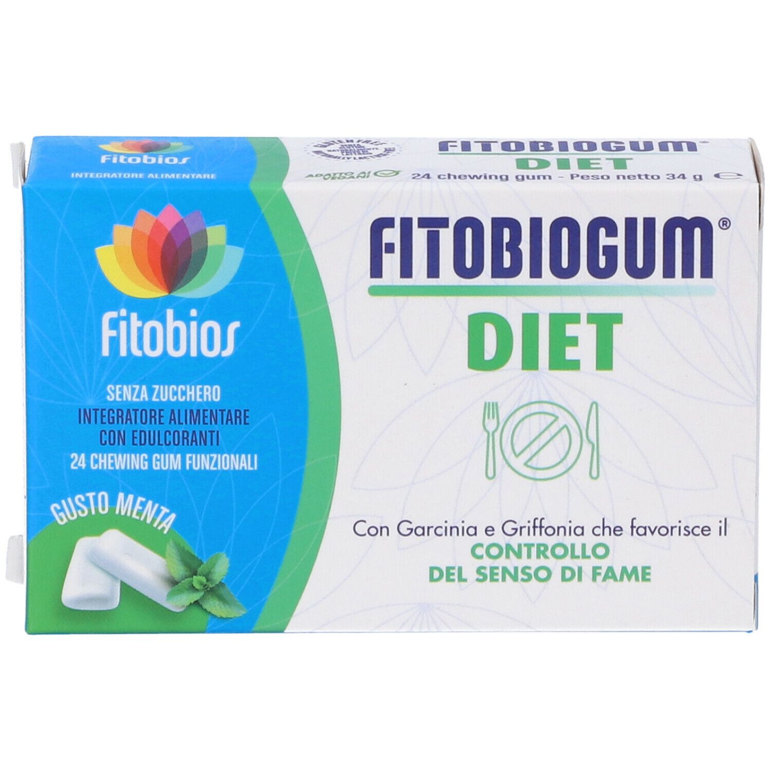 Fitobiogum Diet 24Chewing Gum