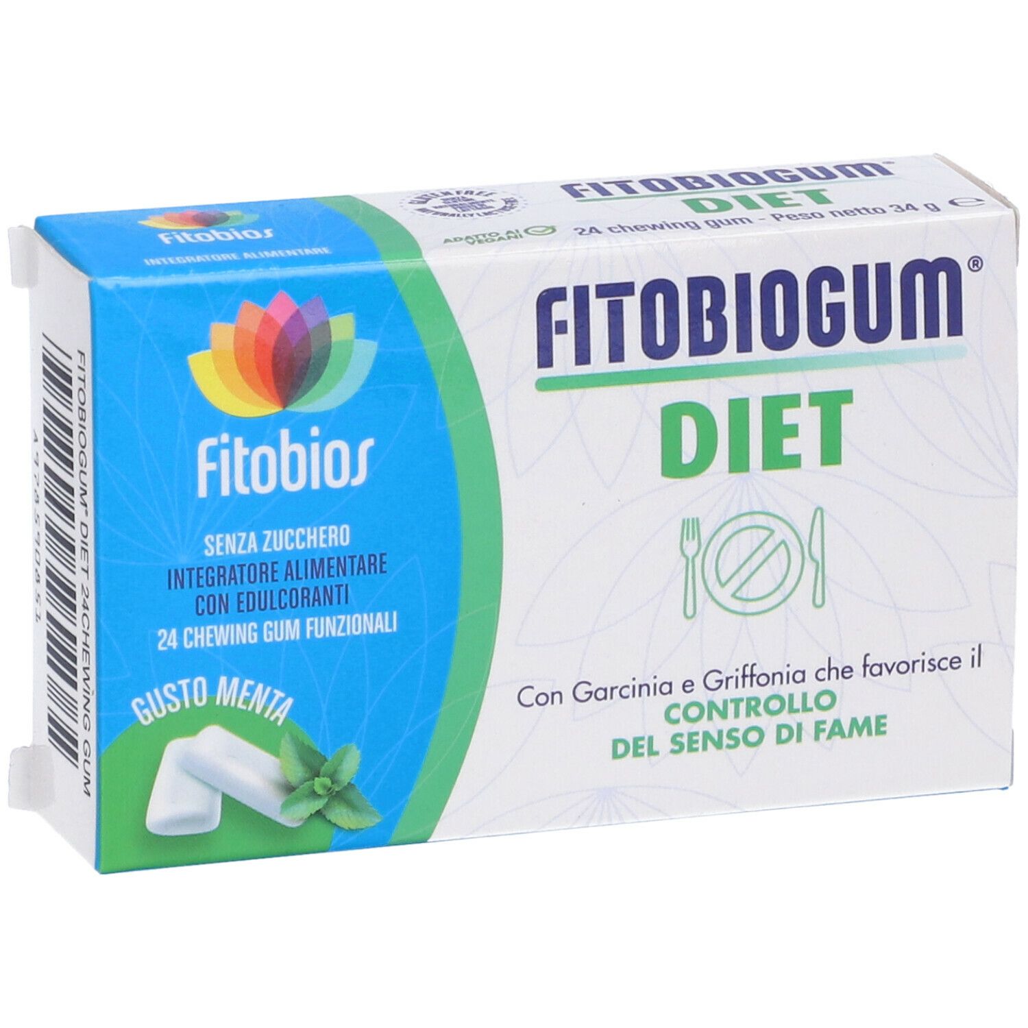 Fitobiogum Diet 24Chewing Gum