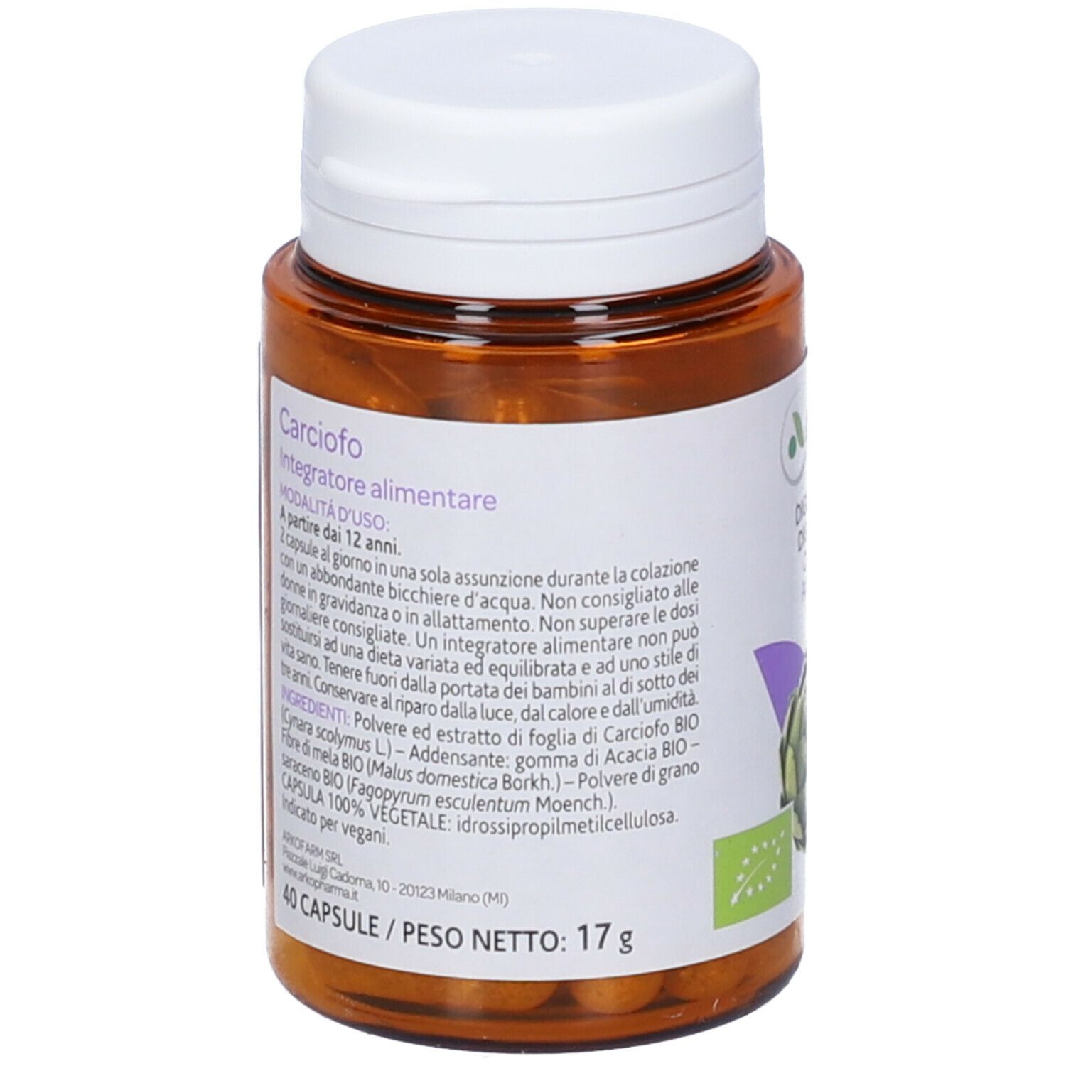 Arkopharma Carciofo 40 Cps Bio*