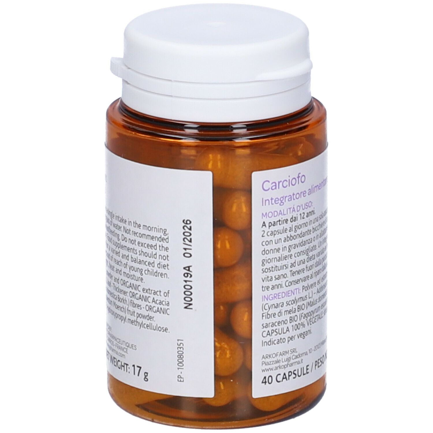 Arkopharma Carciofo 40 Cps Bio*