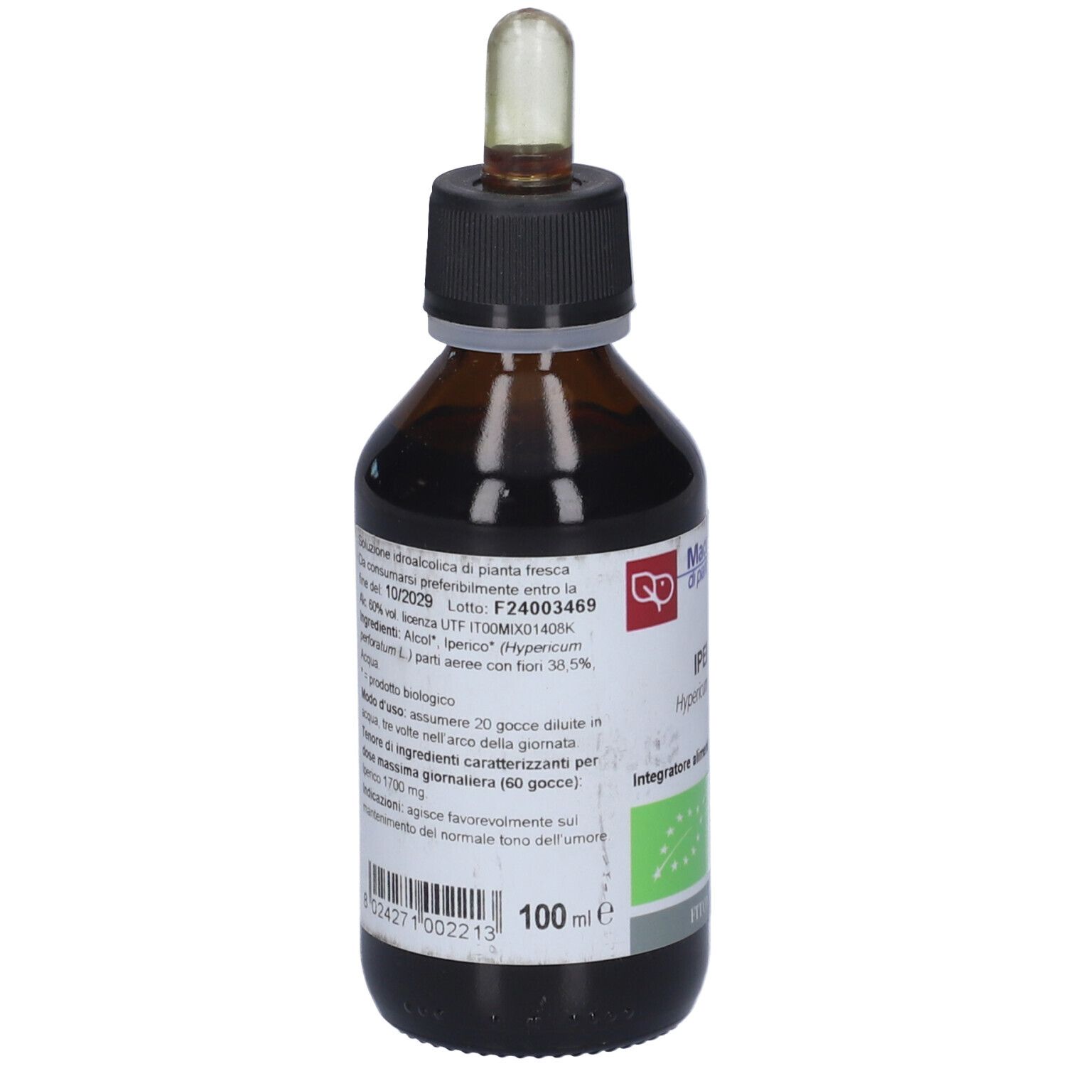 Iperico Tintura Madre 100 ml Bio