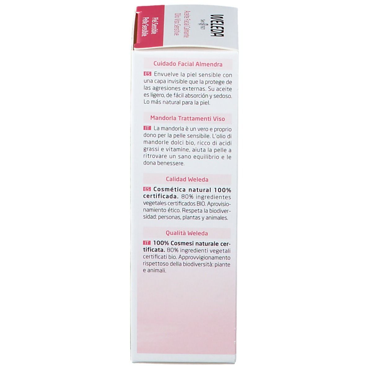 WELEDA Olio Viso Sensitive Mandorla