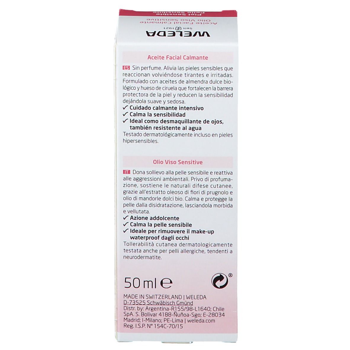WELEDA Olio Viso Sensitive Mandorla