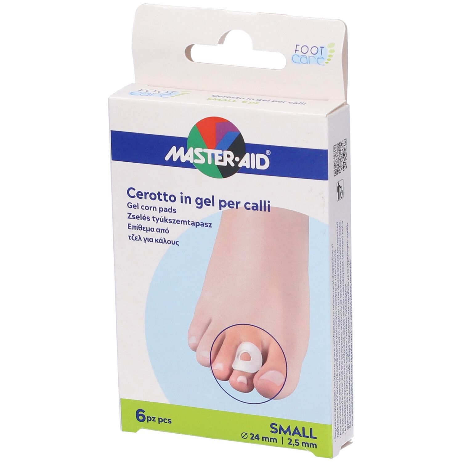 Cerotto Protezione Calli Master-Aid Footcare In Gel Small 6 Pezzi B10