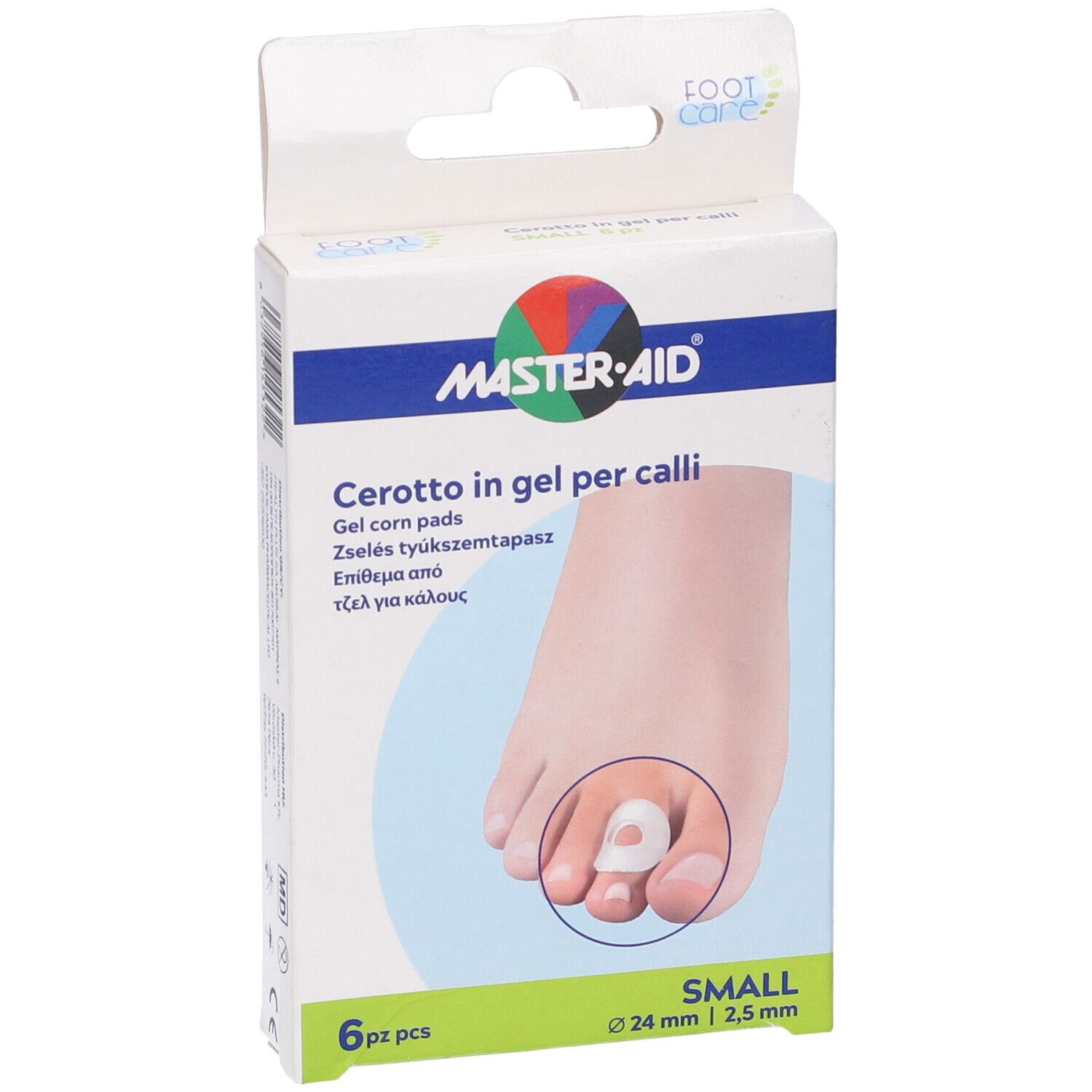 Cerotto Protezione Calli Master-Aid Footcare In Gel Small 6 Pezzi B10