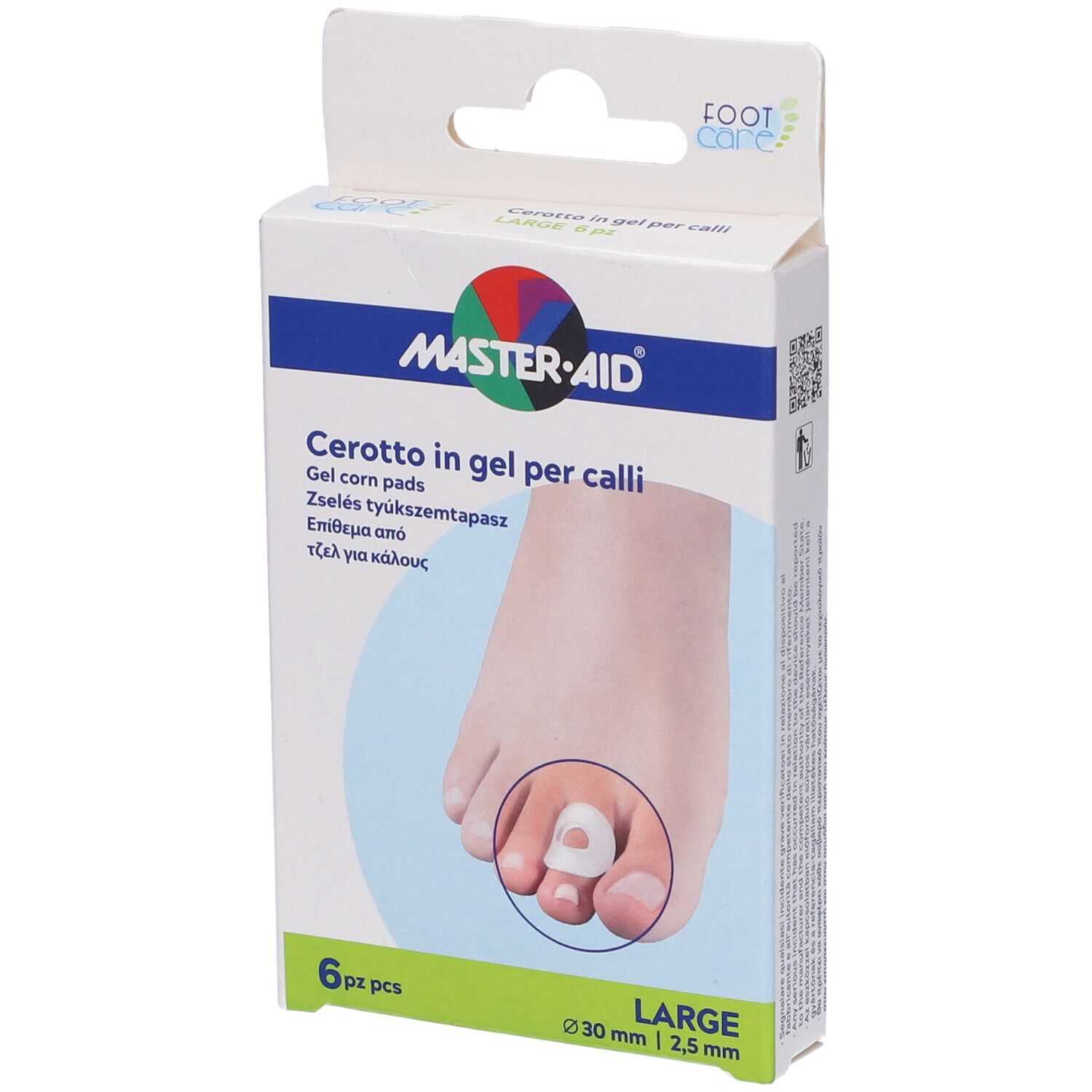 Cerotto Protezione Calli Master-Aid Footcare In Gel Large 6 Pezzi B11
