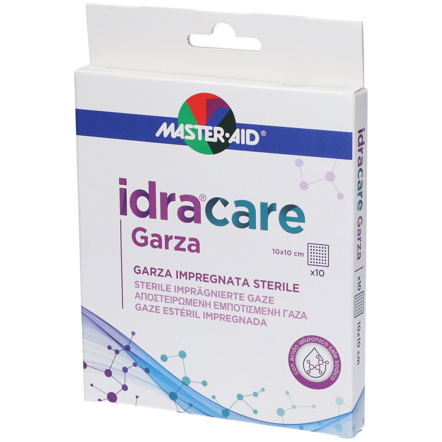 Master Aid Idracare Garza Monouso Sterile 10x10cm