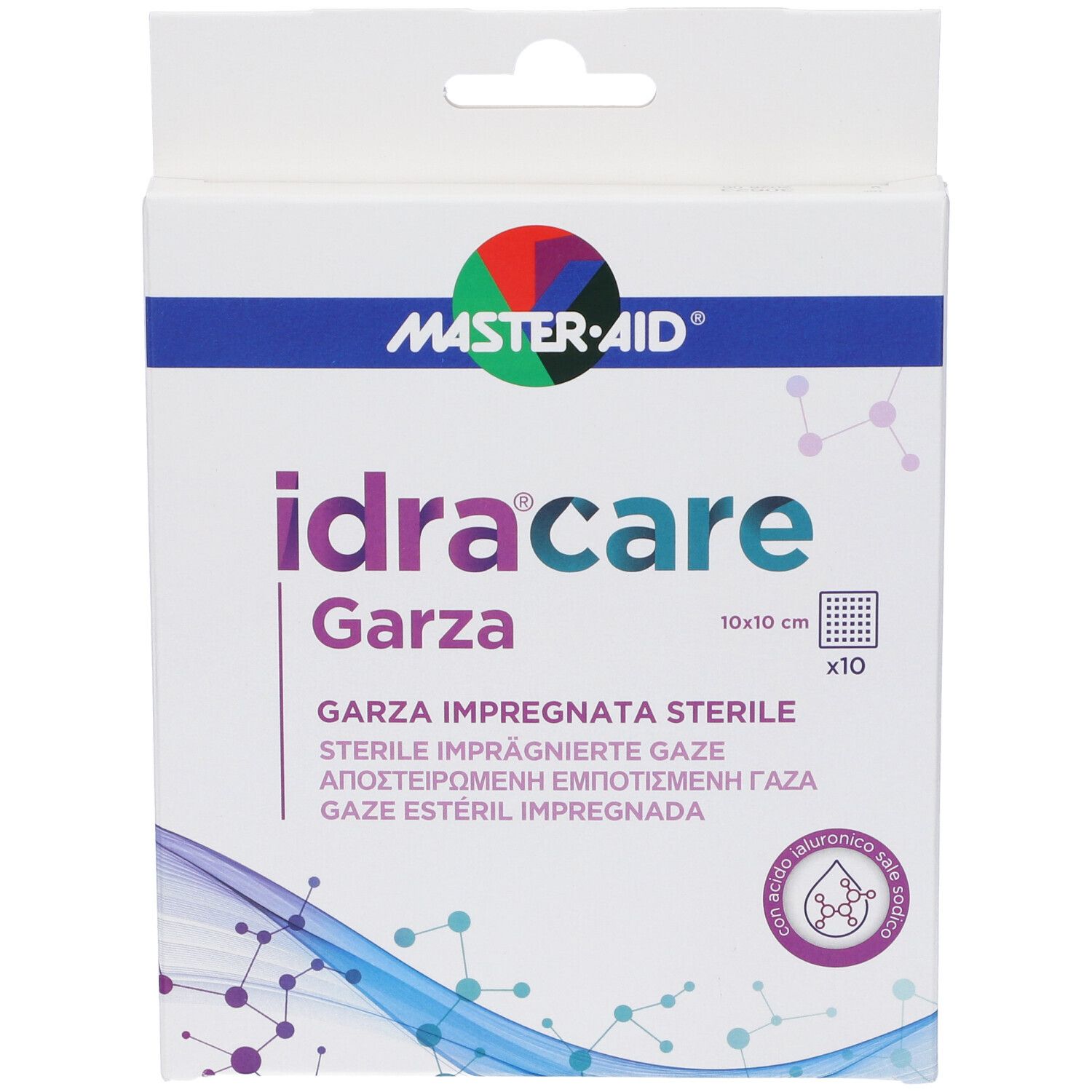 Master Aid Idracare Garza Monouso Sterile 10x10cm