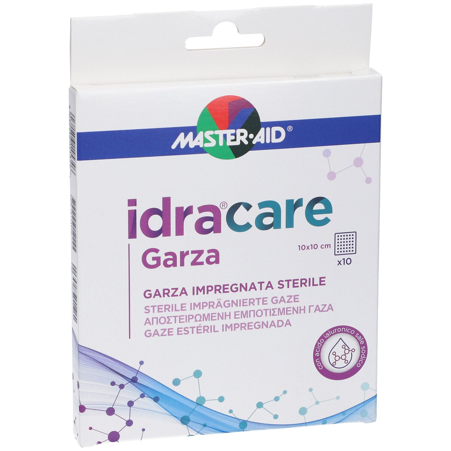 Master Aid Idracare Garza Monouso Sterile 10x10cm