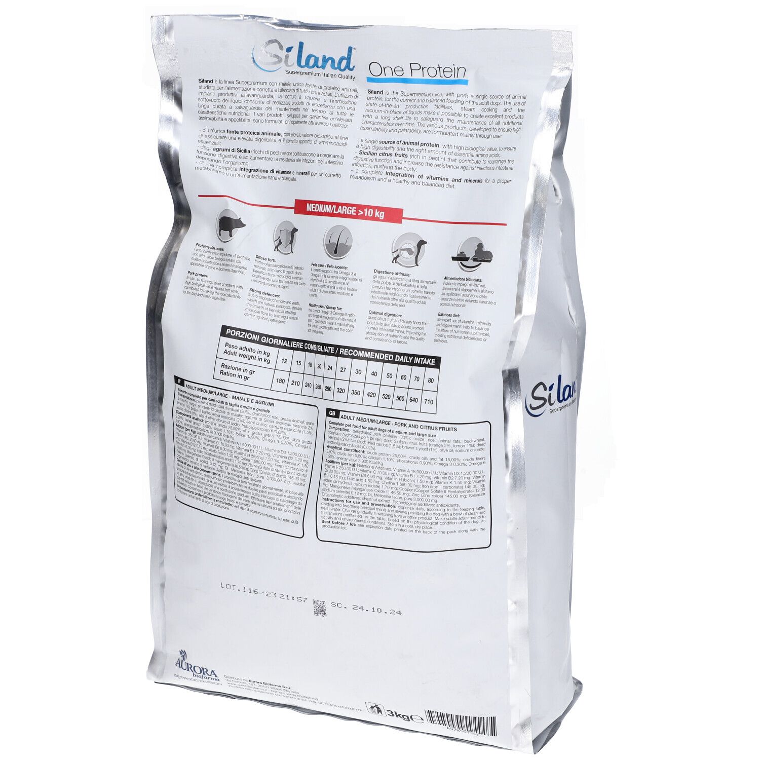 Siland Maiale E Agrumi Medium/large >10 Kg