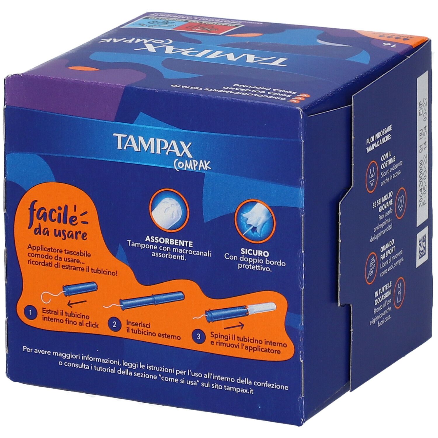 Tampax Compak Super Plus 1 pz - Redcare