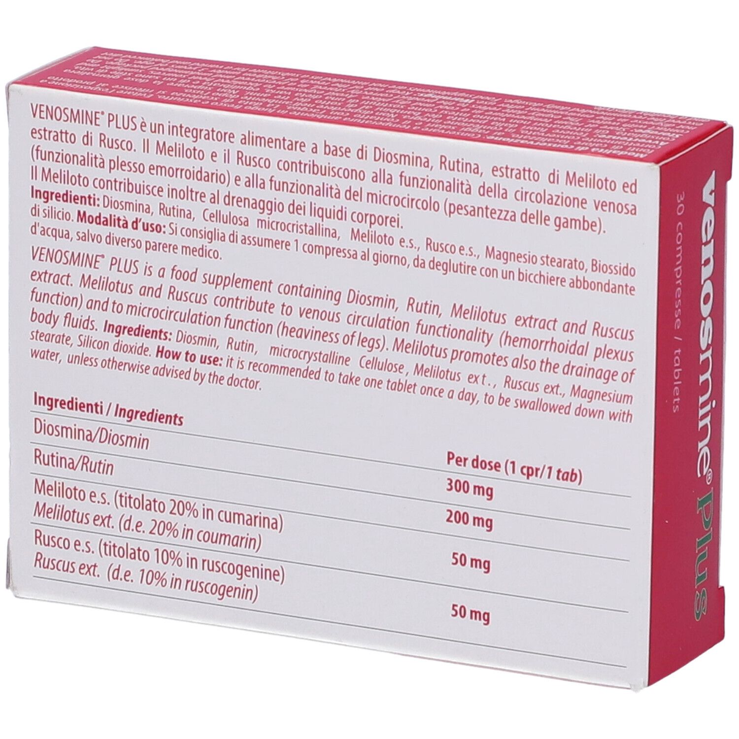 Venosmine Plus 30Cpr