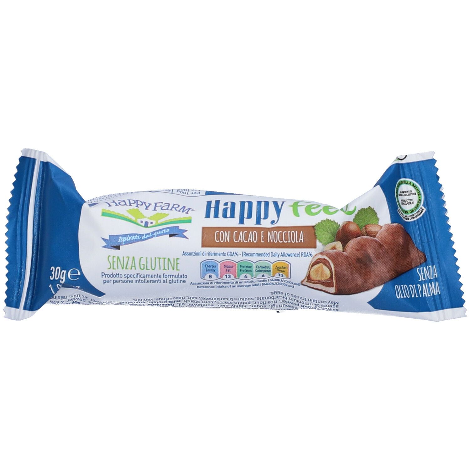 Happy Farm Happy Feel Cacao E Nocciola Mono 30 G