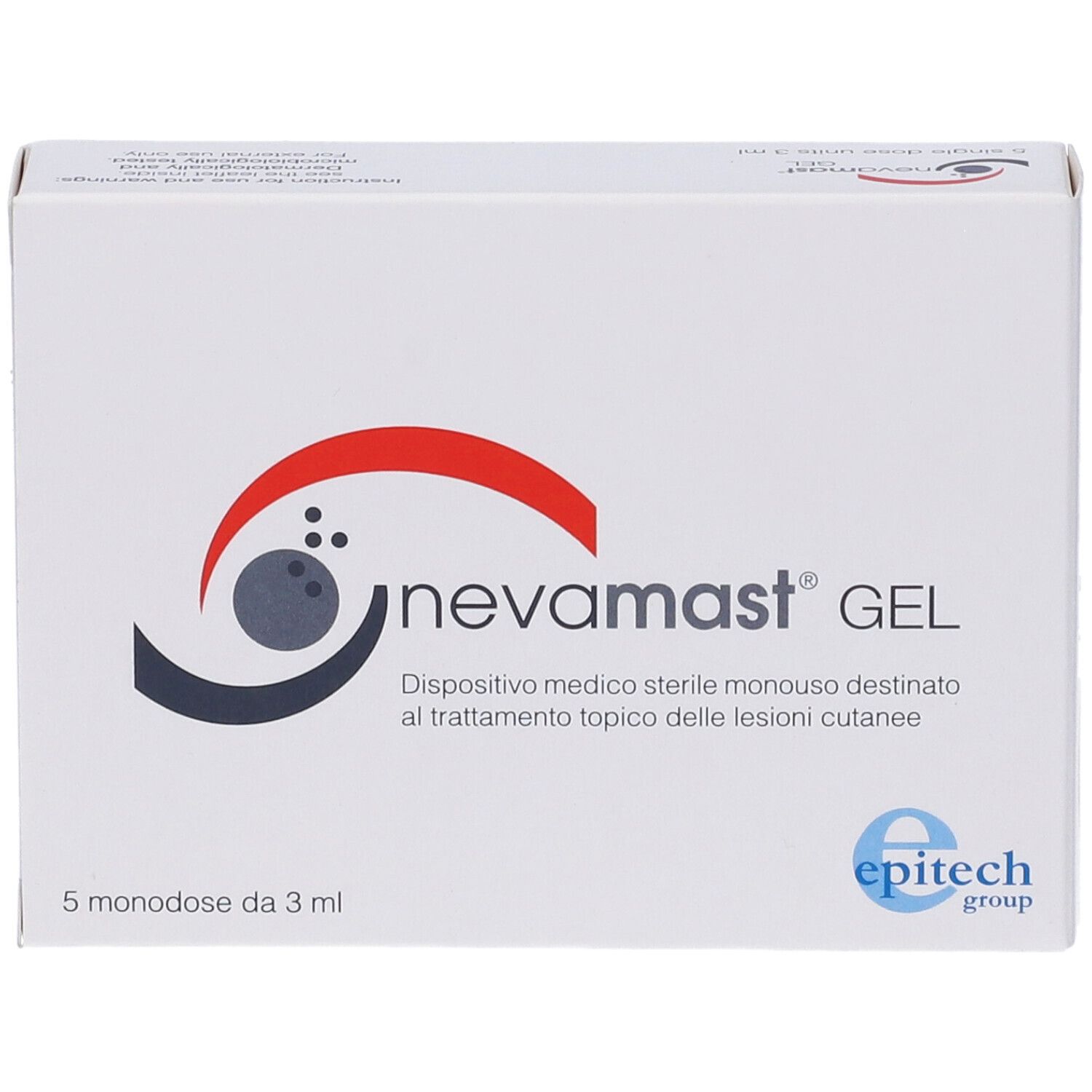 Nevamast Gel Trattamento Topico Delle Lesioni Cutanee 5 Monodose 3 Ml