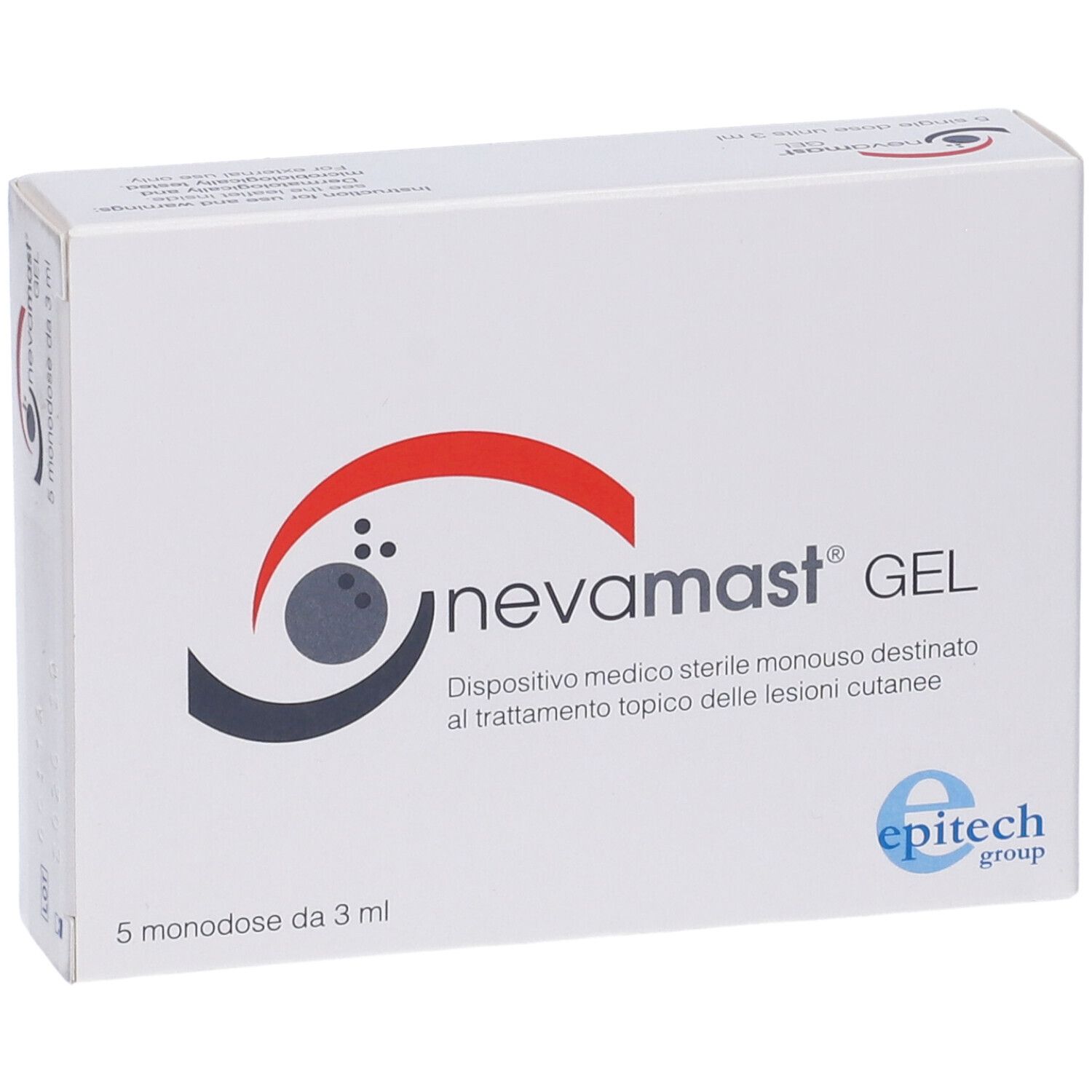 Nevamast Gel Trattamento Topico Delle Lesioni Cutanee 5 Monodose 3 Ml
