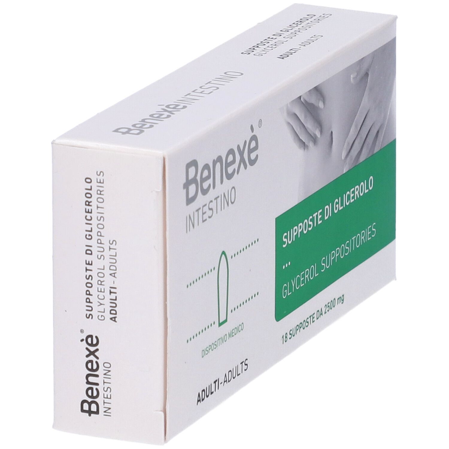 Supposte Di Glicerolo Per Adulti Benexe' Intestino 18 Pezzi