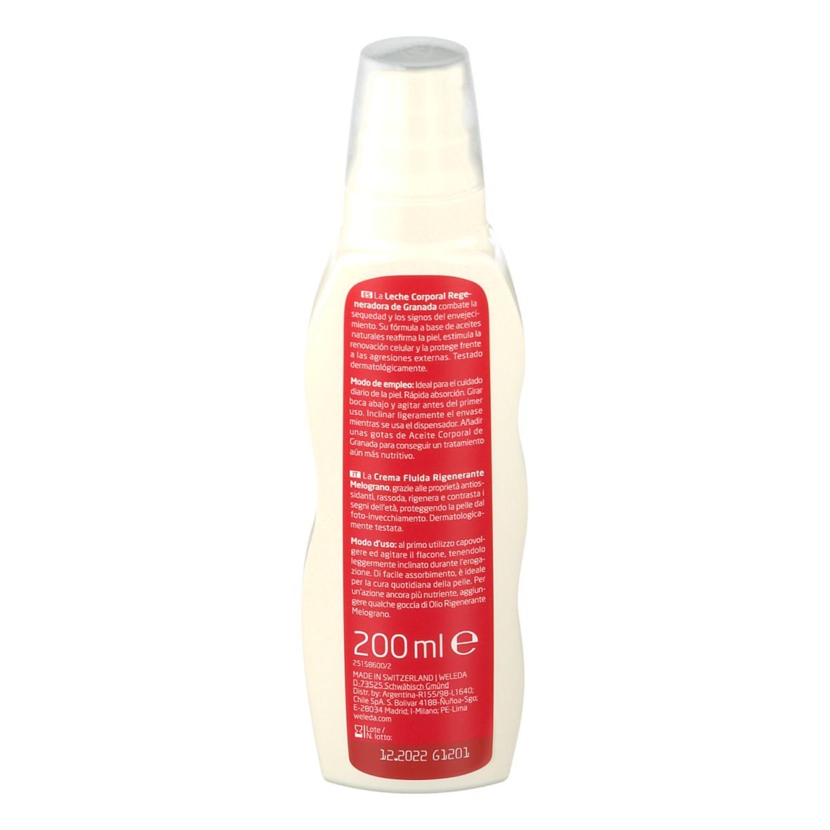 WELEDA Crema Fluida Rigenerante Melograno