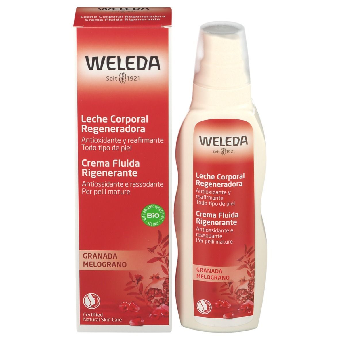 WELEDA Crema Fluida Rigenerante Melograno