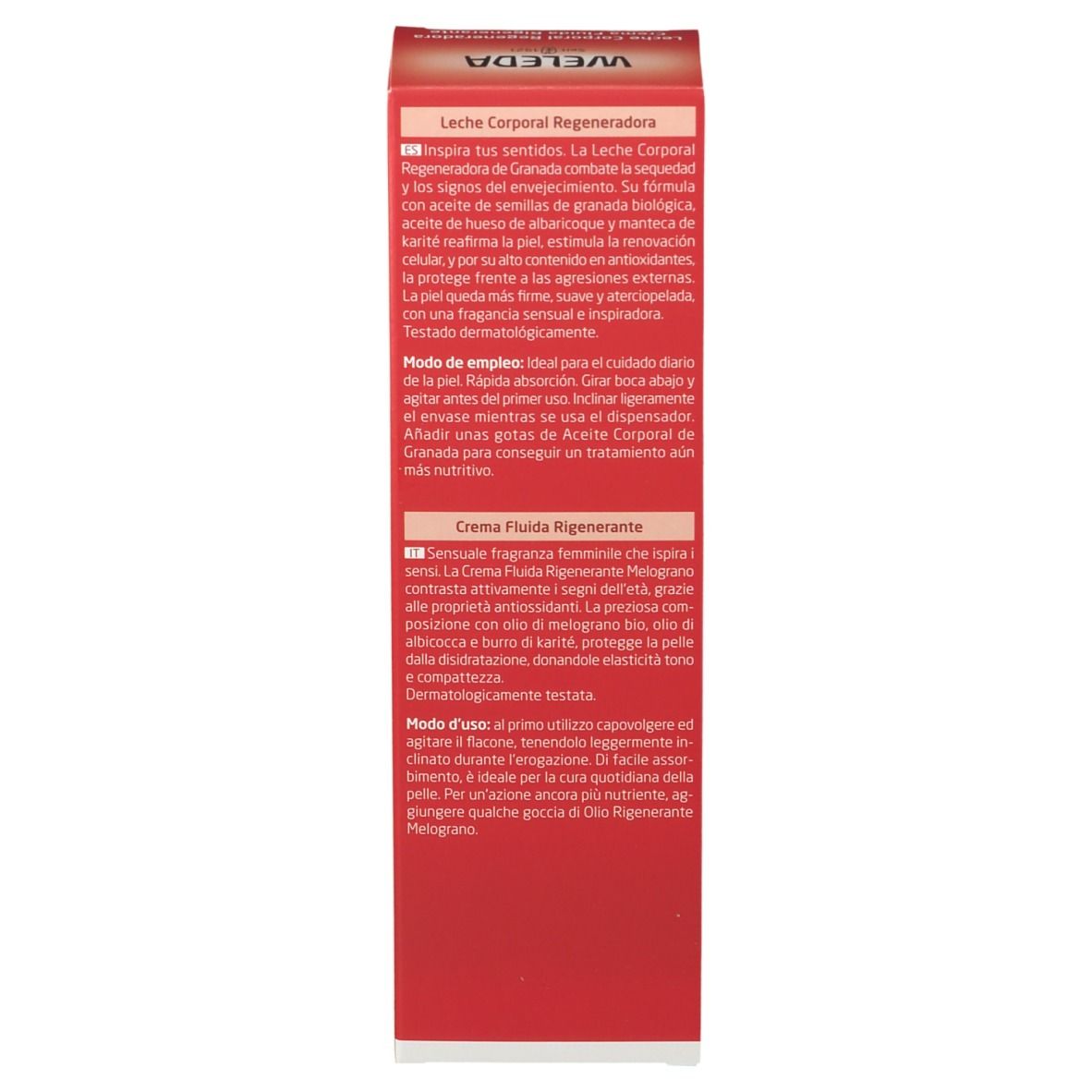 WELEDA Crema Fluida Rigenerante Melograno