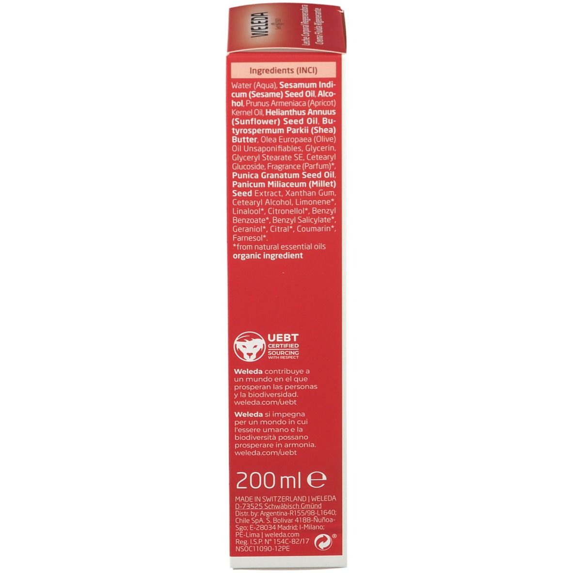 WELEDA Crema Fluida Rigenerante Melograno