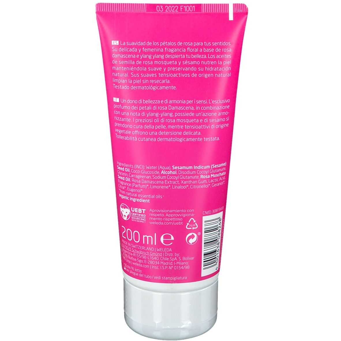 WELEDA Doccia Cremosa Rosa Mosqueta