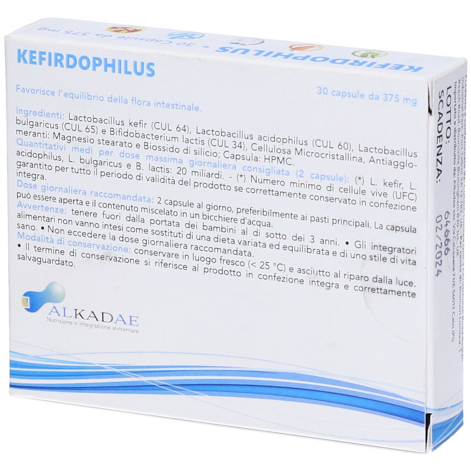 Alkadae Kefirdophilus Capsule 30 Pz