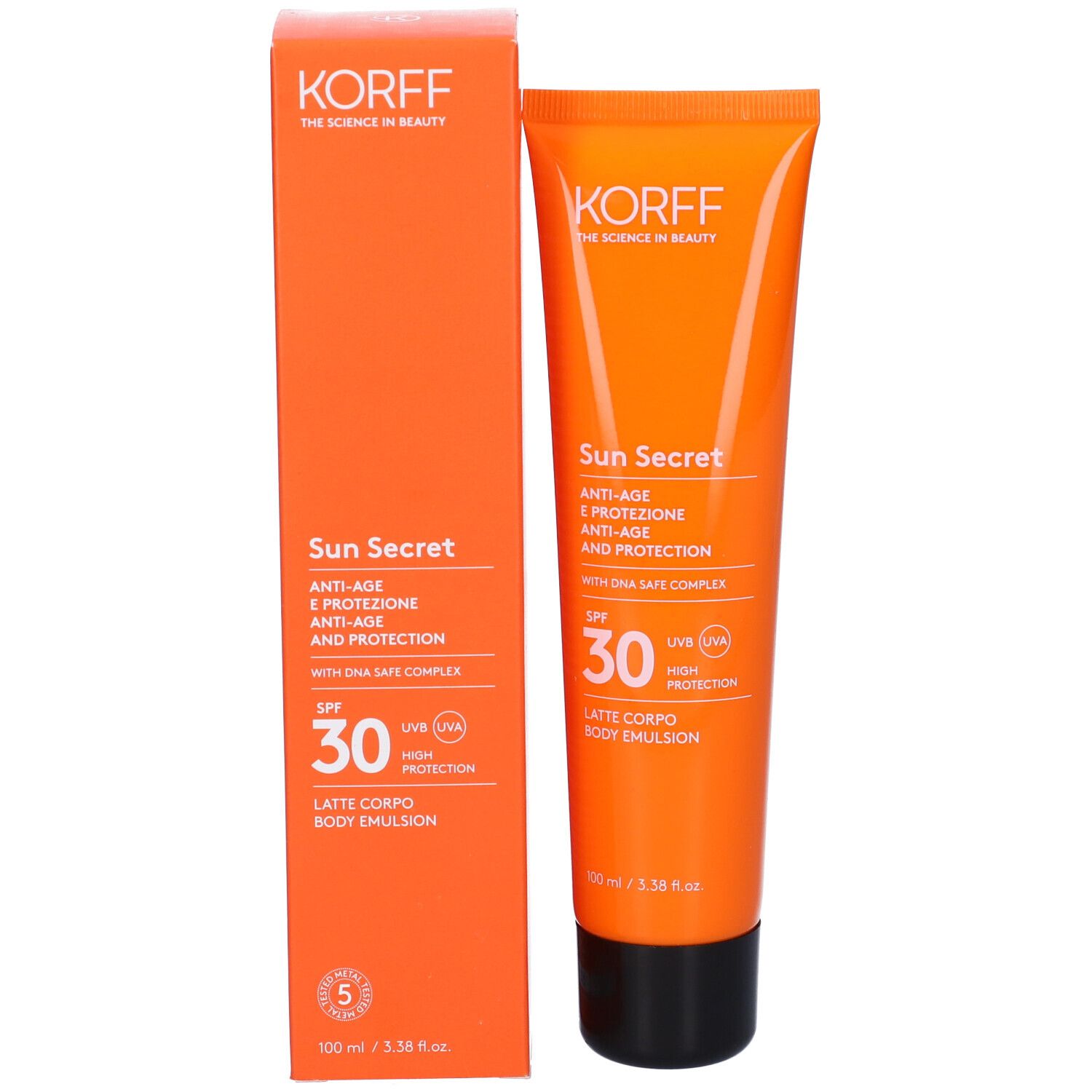 Korff Sun Secret Latte Solare Protettivo Ed Anti-age Spf 30 - risparmia il 10% con il codice: Korff10