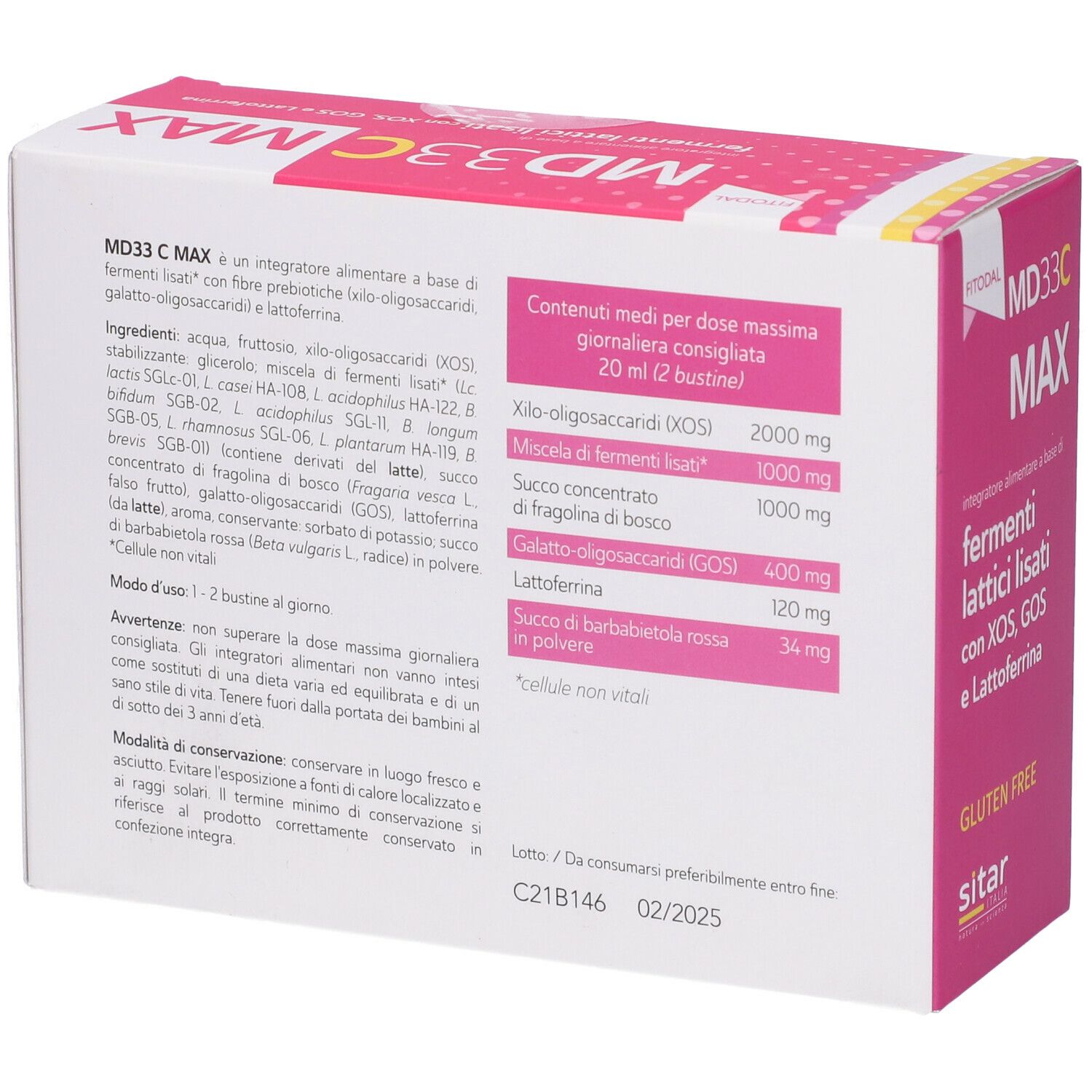 Md33 C Max 21 Minibrik Da 10 Ml Fitodal