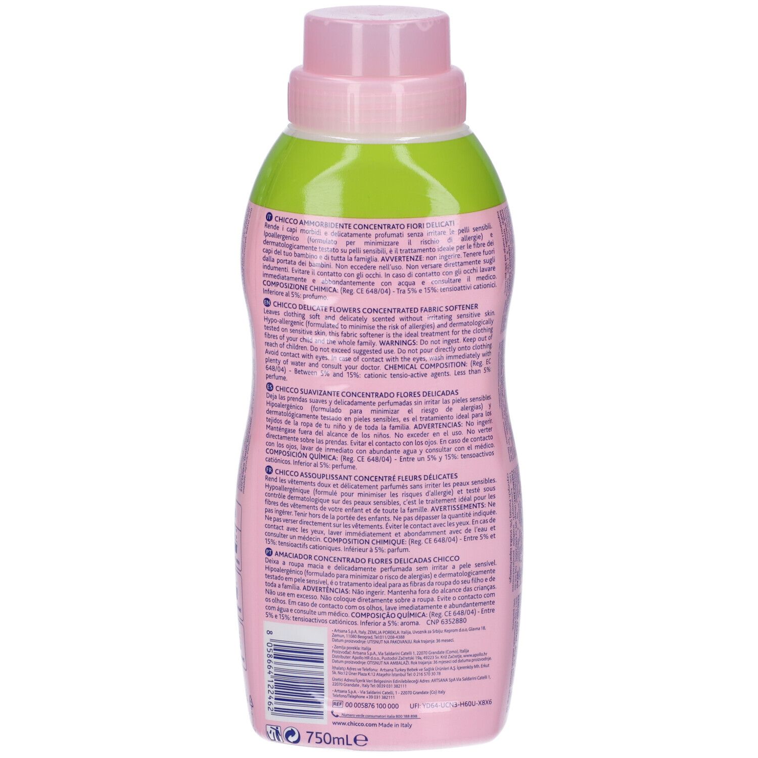 Ch Ammorbidente Fiori 750Ml