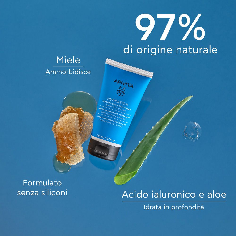 APIVITA HYDRATION Balsamo Idratante per Tutti i Tipi di Capello