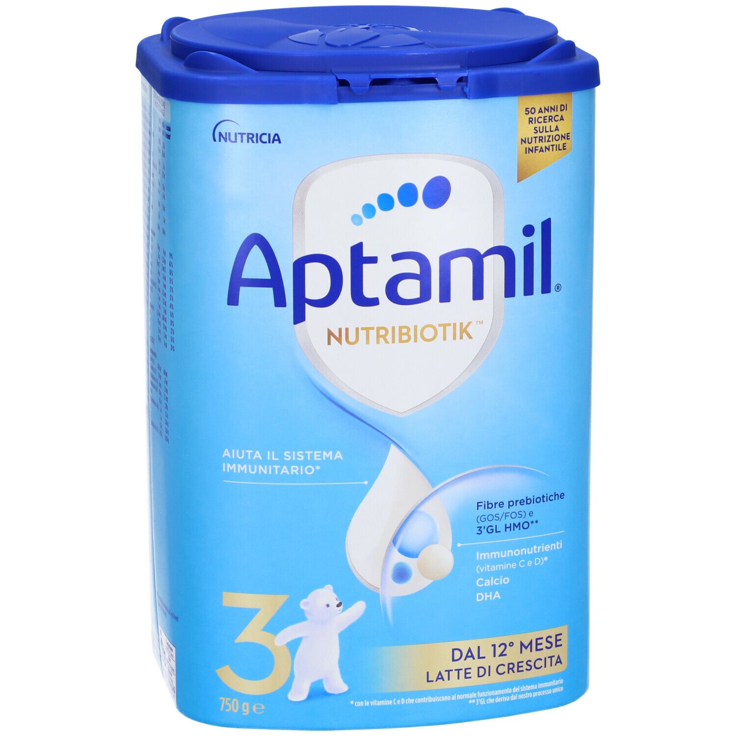 Aptamil® 3 Nutribiotik™ Latte di Crescita dal 12° Mese 750 g
