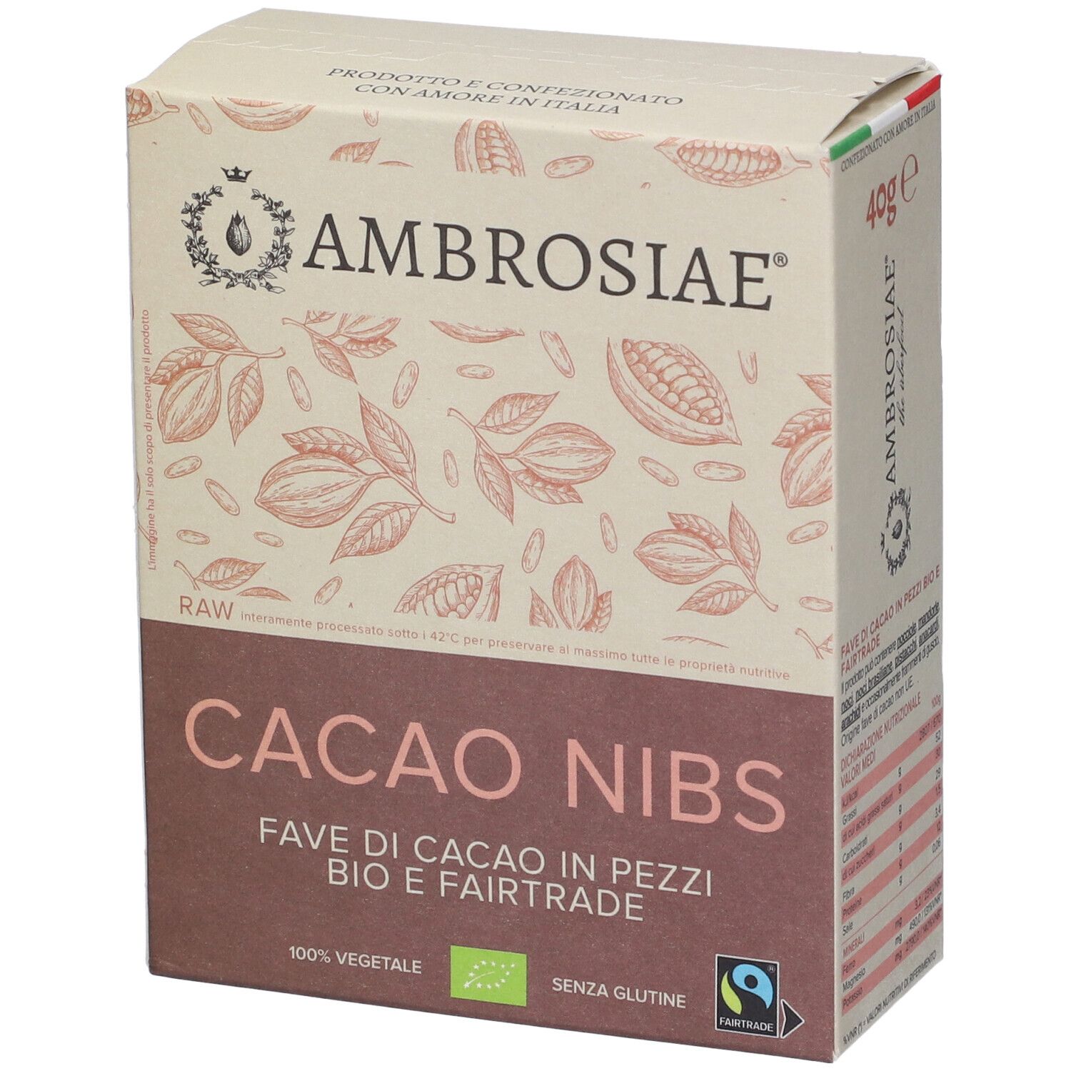Ambrosiae Cacao Nibs 40G
