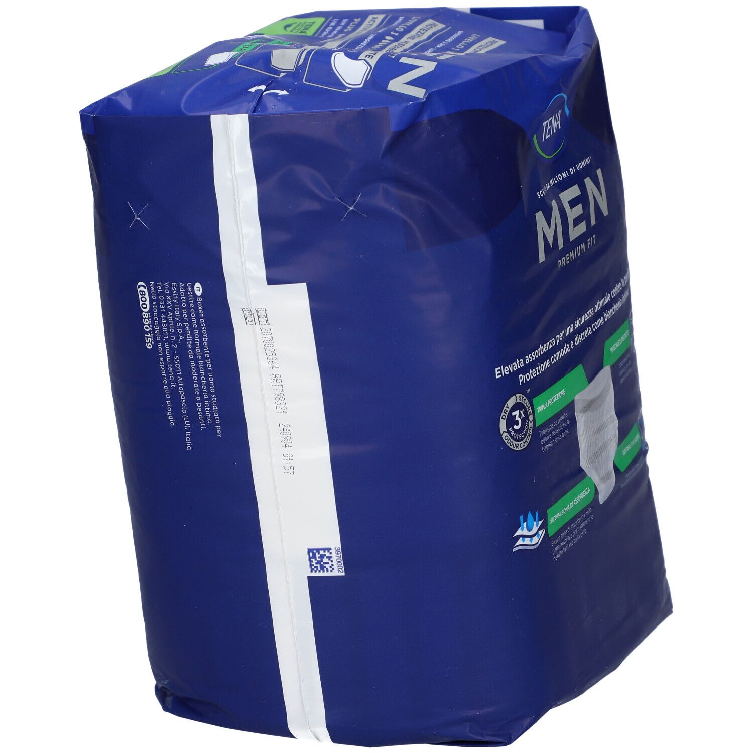 Mutandina Assorbente Maschile Tena Men Premium Fit Livello 4 L/Xl 8 Pezzi