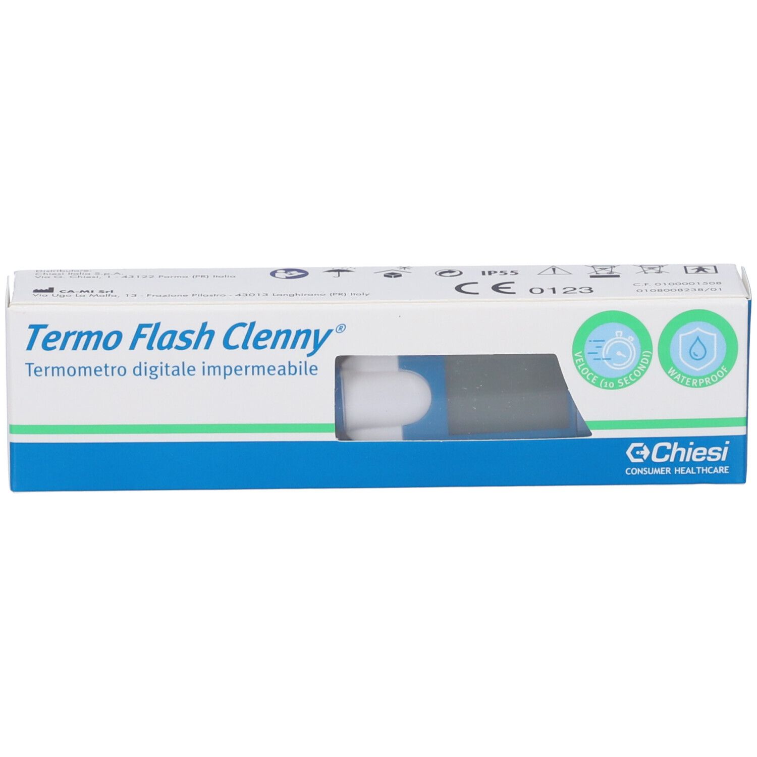 Termometro Per Finestra TFA Con Fissaggio A Ventosa, Trasparente, 75x75 Mm