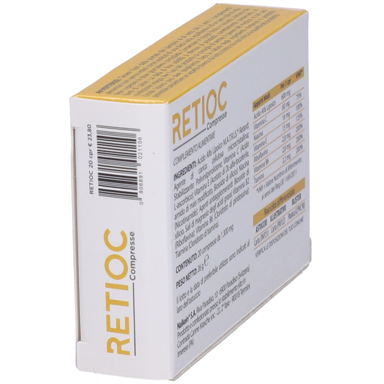 Retioc 20 Compresse